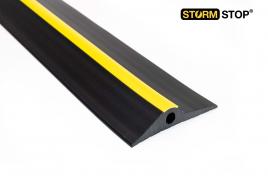 20mm Black/Yellow Rubber Garage Threshold Seal Kit gallery image 4